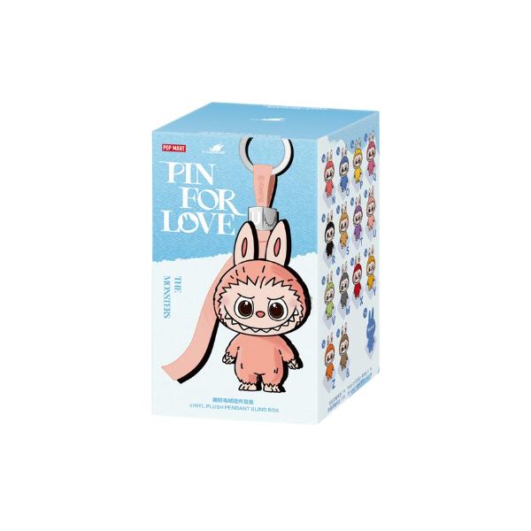 Pop Mart THE MONSTERS (Labubu) V4 Pin For Love Series - Vinyl Plush Pendant Blind Box (A-M) or (N-Z)