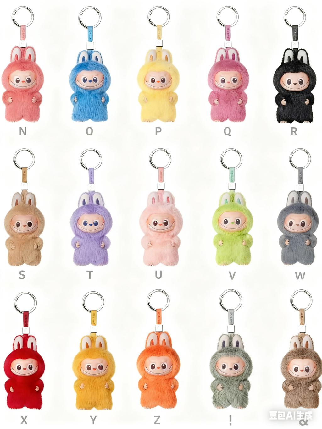 A-LABUBU 4.0 "The Monsters of Love"Vinyl Plush Pendant blind box