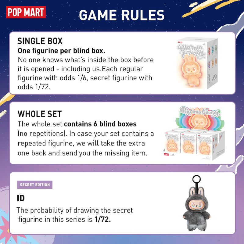 THE MONSTERS Big into Energy Series-Vinyl Plush Pendant Blind Box — 3.0